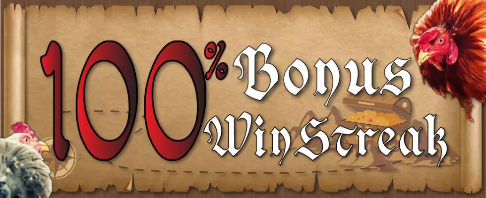 Bonus Winstreak 100% - XTRAPLAY88