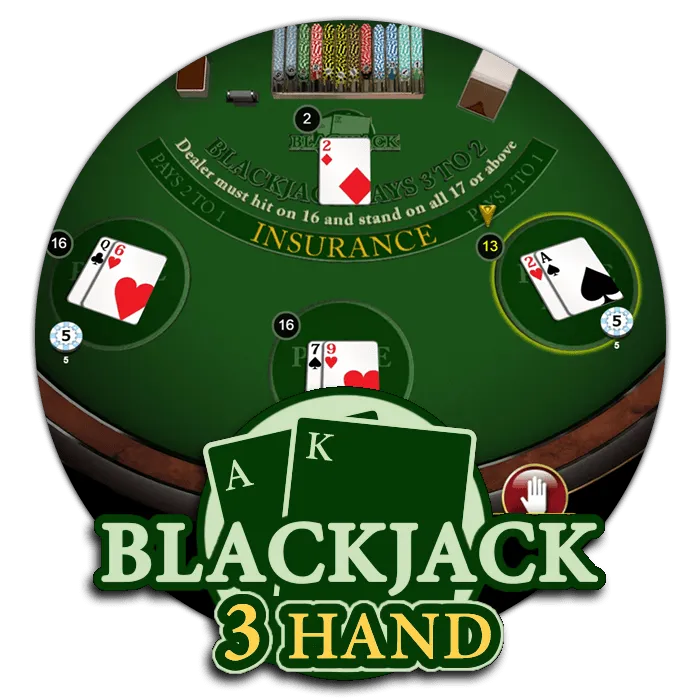 Blackjack 3 Hand - XTRAPLAY88